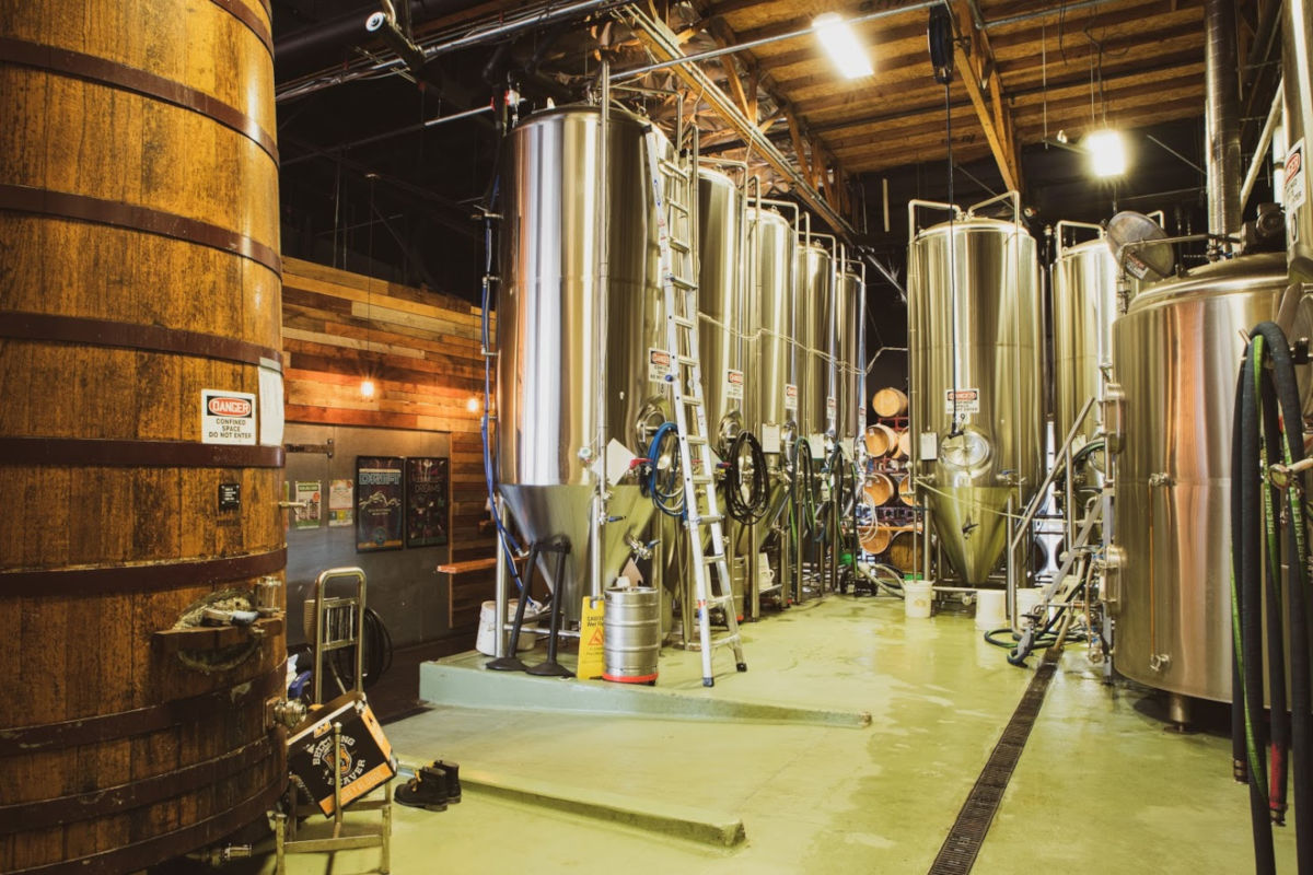 Interior brewing area